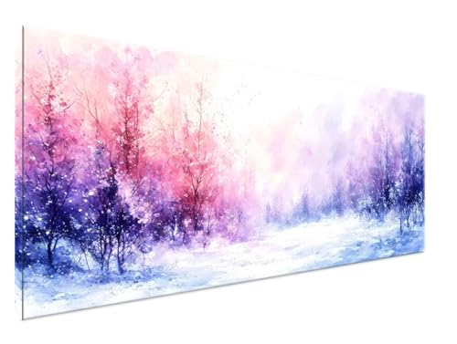 Malen Nach Zahlen Fantasie, Malen Nach Zahlen Erwachsene Landschaft DIY Handgemalt Ölgemälde Leinwand Kit für Anfänger Ohne Rahmen 100x200cm Mit 3-Pinseln und Acrylfarbe für Deko Wohnzimmer Y2-637 von Yingeen