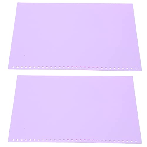 Matter, Durchscheinender Blattschutz A4, 30-Loch-PP-Kunststoff-Papierhülle mit 20 Stück für Präsentationen (PURPLE) von Yinhing