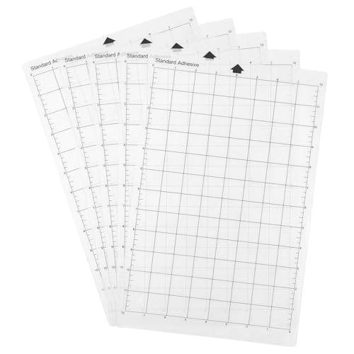 Schneidematten-Plotter, 20,3 X 30,5 Cm, Abnehmbares Klebepad, Bastelmatte, Millimeterpapier-Unterlage, Obere Schreibtisch-Millimeterpapier-Unterlage für Bastelstoffe, Quilten, von Yinhing