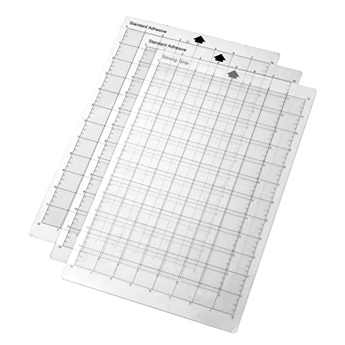 Schneidematten-Plotter, 20,3 X 30,5 Cm, Abnehmbares Klebepad, Bastelmatte, Millimeterpapier-Unterlage, Obere Schreibtisch-Millimeterpapier-Unterlage für Bastelstoffe, Quilten, von Yinhing