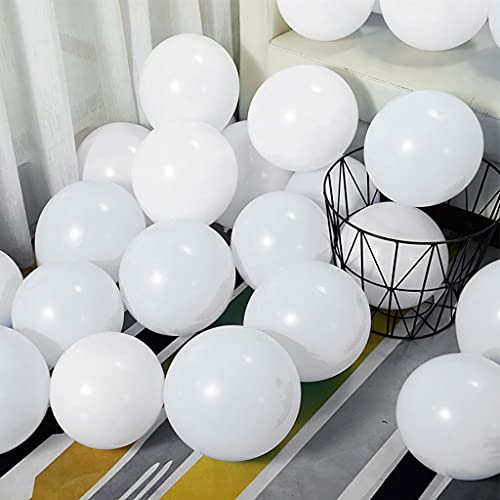 Yiran Weiße Luftballons – 30 Stück Latex 12,7 cm kleine Pastellballons Romantische Ballons, Dekorationen für Überraschungsgeburtstagsfeiern, Hochzeiten, Babypartys, Valentinstag, Jubiläen und Feiern von Yiran