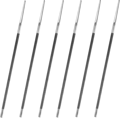 Kettensägenfeile, 5.5mm Kettensäge Feilen, Rundfeile Sägeketten, für manuelle Schärfen von Sägeketten, 6 Stück von Yitobici