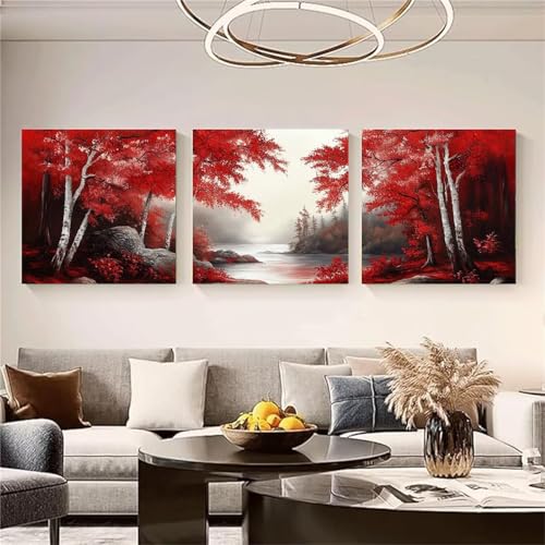 Diamond Painting 3 Pack Mangrove 5D Diamant Painting Bilder mit Diamant Malerei Zubehör Set Erwachsene/Kinder Diy Diamant Malerei Full Drill Art dot Embroidery Kit fürHome Décor Quadrat 60x60 cm D8209 von Yizgrz