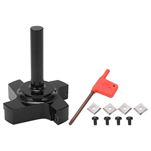 Black Cemented Carbide Spoilboard Surfacing Router Bit - & Portability for Woodworking Enthusiasts (4 Flute) von Ylwxzenith