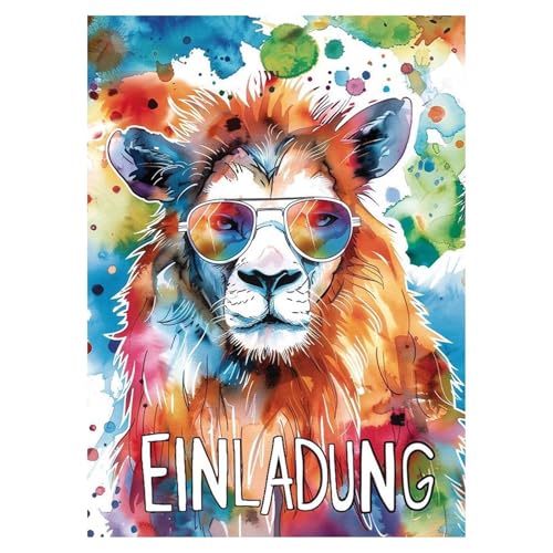 Ynkkvre 14x Löwe Einladungskarten Kindergeburtstag, Einladungen Kindergeburtstag Mädchen und Junge, Lässiger Löwe Einladungskarten Teenager Mädchen, Partyeinladung in coole Löwe Design. Ynkkvre 14x Löwe Einladungskarten Kindergeburtstag, Einladungen Kindergeburtstag Mädchen und Junge, Lässiger Löwe Einladungskarten Teenager Mädchen, Partyeinladung in coole Löwe Design. von Ynkkvre