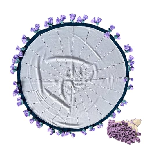 - Häkelblumendekor, gestrickte Bettdecke | Hautfreundliche handgefertigte Blumenmuster für Hochzeitsgeschenk, Muttertag Überraschung, Geburtstagsgeschenk für Schlafzimmer oder Schlafsaal - Häkelblumendekor, gestrickte Bettdecke | Hautfreundliche handgefertigte Blumenmuster für Hochzeitsgeschenk, Muttertag Überraschung, Geburtstagsgeschenk für Schlafzimmer oder Schlafsaal von Ynnhik