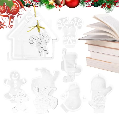 Ornament Formen für Epoxidharz, Harzformen für Weihnachtsanhänger Formen | Gießharz Ornamente Formen mit Ornamenten zum Thema von Ynnhik