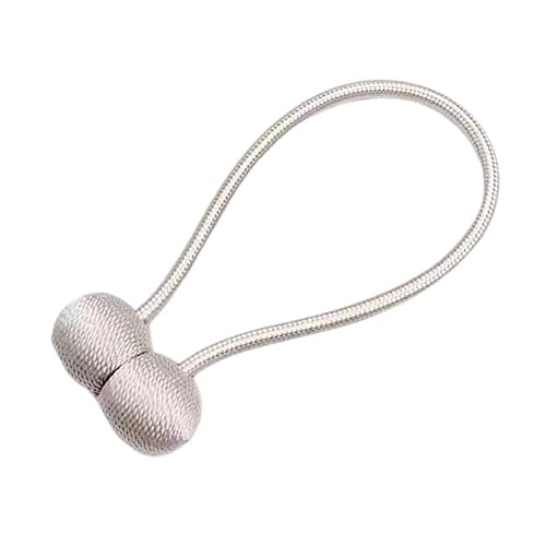 YoGaes Vorhang Raffhalter Magnetische Vorhangschnalle, Raffhalter, Vorhang-Clips, kein Stanzen, modernes Vorhang-Zubehör, Perlen-Magnetkugel, Heimdekorations-Zubehör Gardinenhalter(Beige) von YoGaes