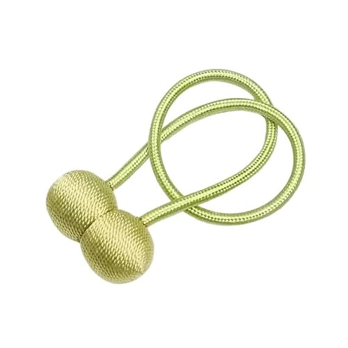 YoGaes Vorhang Raffhalter Magnetische Vorhangschnalle, Raffhalter, Vorhang-Clips, kein Stanzen, modernes Vorhang-Zubehör, Perlen-Magnetkugel, Heimdekorations-Zubehör Gardinenhalter(Green) von YoGaes