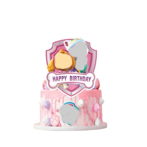 1 Grand Cartoon Anime Geburtstag Cupcake Toppers Set, Cupcake Toppers Dekoration, Happy-Birthday Cake Geburtstag für Mädchen Kinder für Geburtstagsfeiern Geeignet von Yoimckay