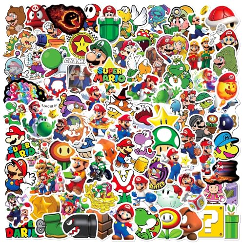 100 Blatt Cute Tier Cartoon Wasserdichte Aufkleber für Kinder,Kawaii Karikatur Pilz Schildkröte Stickers Vinyl Aufkleber,ästhetisch Animal Niedlich Aufklebers für Koffer Laptop Gitarre Wasserflasche von Yoimckay