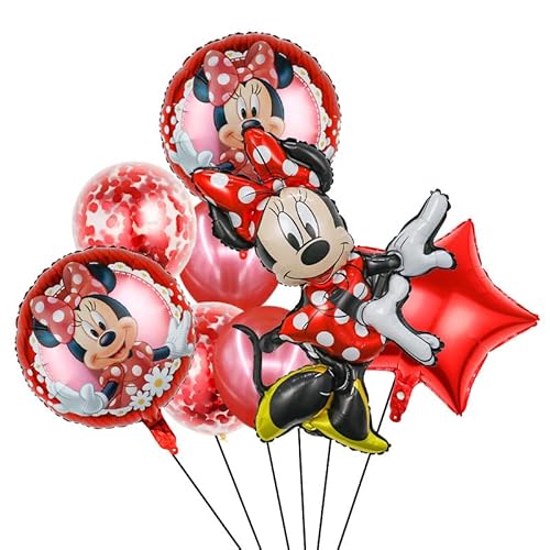 8 Stück Cartoon Party Balloons, Luftballons Geburtstag Junge und Mädchen,Party Themed Supplies Dekoration Luftballons, Kawaii Anime Kinder Geburtstag Party Deko, Für Kinder Erwachsene von Yoimckay