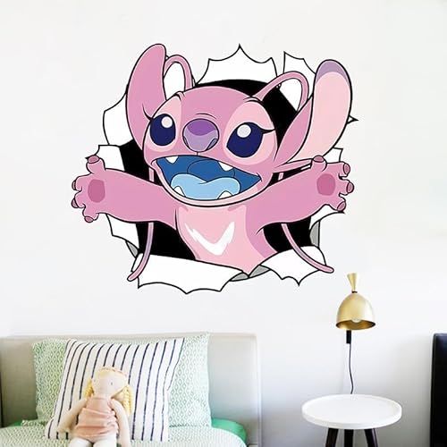 Cartoon Muster Design Wandtattoo Schlafzimmer, Wandtattoo für Kinderzimmer, Wandtattoos Aufkleber, Wandaufkleber 3D-Effekte Erzielt Werden, Animes Wohnzimmer-Schlafzimmer-Dekoration von Yoimckay