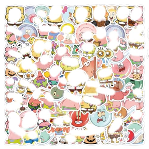 Yoimckay 104 Stück Cartoon Kinder Aufkleber Anime Kleinkinder Sticker Set Wasserfest kawaii Stickers Set für Skateboard Gitarre Laptops Scrapbook Fahrrad Koffer für Teenager Jungen Mädchen Erwachsene von Yoimckay