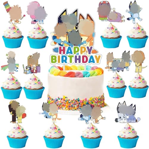 Yoimckay 25 Stück Cupcake-Topper, Cartoon-Hunde-Kuchen, Dekoration, Cake Top für Kinder, Kuchendekorationen für Kindergeburtstag, Mottoparty Yoimckay 25 Stück Cupcake-Topper, Cartoon-Hunde-Kuchen, Dekoration, Cake Top für Kinder, Kuchendekorationen für Kindergeburtstag, Mottoparty von Yoimckay