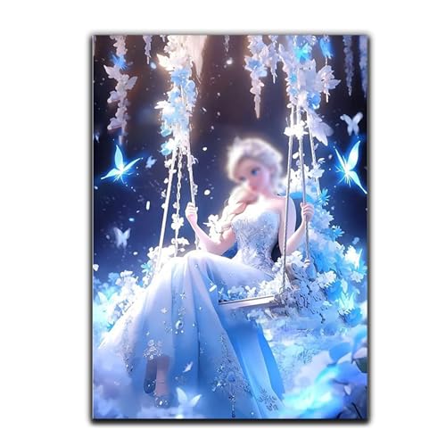 Yoimckay 5D Diamond Painting Set, Anime DIY Bilder Diamant Malerei Kits für Erwachsene Anfänger und Kinder ab 6 Jahre, perfekt für Entspannung und Heim-Wanddekoration，30x40cm von Yoimckay