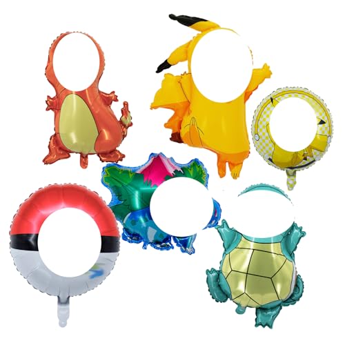 Yoimckay Kinder Geburtstagsdeko, 6 Stück Cartoon Anime Ballons, Kawaii Folienballon, Geburtstag Luftballons, Kindergeburtstag Party Dekoration, Thema Party Dekorationen für Kinder Jungen Mädchen Yoimckay Kinder Geburtstagsdeko, 6 Stück Cartoon Anime Ballons, Kawaii Folienballon, Geburtstag Luftballons, Kindergeburtstag Party Dekoration, Thema Party Dekorationen für Kinder Jungen Mädchen von Yoimckay