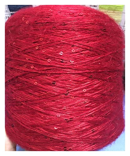 500 g Garn zum Handstricken, segmentgefärbt, Babywolle, Strickgewebe, Häkeln, weiches Gesundheitsplüsch-Baumwollgarn (Farbe: 29) von YoitS