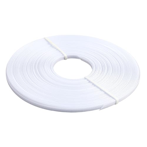 45 Yards Polyester Knochen Korsett Fischbein 6mm Polyester Boning zum Nähen Weißer Nährahmen Zubehör für Braut Hochzeitskleid Korsett BH von Yolev