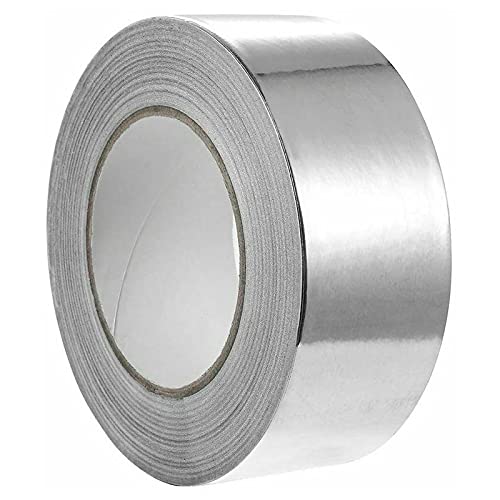 Yolistar Aluminium Klebeband(48 mm x 50m) Selbstklebend Aluminiumklebeband,Alu Tape,Alu Klebeband Hitzebeständig und Wasserbeständiges zum Reparieren,Isolieren und Abdichten(1Rolle in Silber) von Yolistar