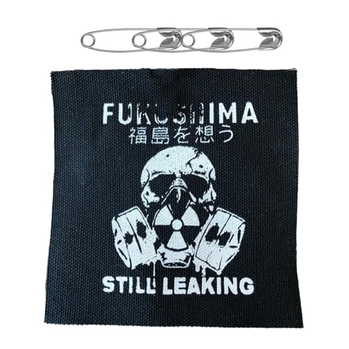 Yonuaret Anti-Nuclear Iron on Patches, Iron on Patches Clothing Patches, Decorative Patches Anti-Nuclear, Clothes Patches Fabric Patches with Pins, Clothing Accessories von Yonuaret