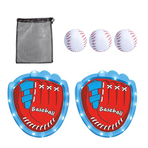 Yonuaret Toss and Catch Sportspielset, Sticky Ball Catch Game, Baseball-Wurfspielset, Mehrzweck-Baseball-Trainingsspielzeug für Campingausflüge, Karneval im Freien, Familientreffen, Geburtstagsfeiern von Yonuaret