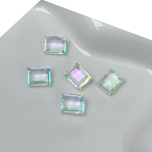 10x Nagel Strasssteine Nagelkristall Edelsteine Rechteckige Reize Klar Art Charms Art Dekorationen Für Frauen 10x Nagel Strasssteine Nagelkristall Edelsteine Rechteckige Reize Klar Art Charms Art Dekorationen Für Frauen von Yooghuge