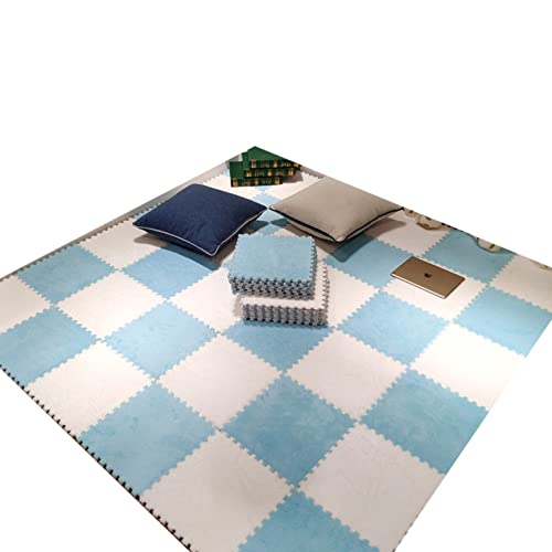 2 Teile/Satz Matte Teppich Puzzle Plüsch Bereich Teppich Krabbeln Baby Schlafzimmer Dekoration von Yooghuge