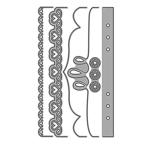 Yooghuge Stanzschablonen, Metall Stanzformen, Notizbuch-Planer, Metall-Stanzformen, Schablone, DIY, Scrapbooking, Album, Papier, Karte für Scrapbooking, DIY Album, Papier, Karten, Kunst, Dekoration von Yooghuge