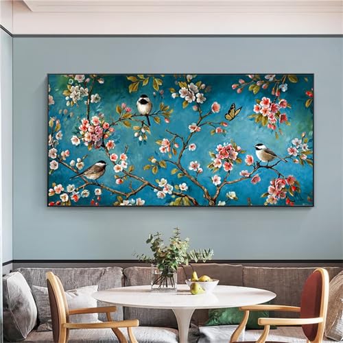 Diamond Painting,Van Gogh Aprikosenblüte 5D Diamond Painting Kits,DIY Erwachsene Strass Stickerei Diamant Painting Bilder,Full Drill Stickerei Kreuzstich für Home Wall Decor Square Drill，70x210cm von Yoonqun