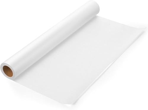 25m x 43cm Transparentpapier Rolle, 26 g/m² Seidenpapier Verpackungsmaterial Skizzenrolle Schnittmusterpapier Rolle Transparentes Papier zum Basteln Verpacken Zeichnen Skizzieren von Yoosso