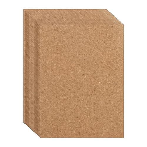 Yoosso 200 Blätter A6 Kraftpapier Karten, 10,2 x 15,2cm Blanko Karten Postkarten Braun 230g/m² Leere Karteikarten für Kreative Bastelprojekten DIY Grußkarte Hochzeitskarte von Yoosso