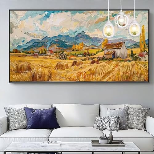 Malen Nach Zahlen Bauernhof Malen Nach Zahlen Erwachsene Groß 20x60cm Paint by Numbers Landschaft,DIY Handgemalt Farbe Leinwand Ölgemälde Kit für Anfänger Mit Pinseln/Acrylfarbe,Dekor Geschenk,XYY-891 Malen Nach Zahlen Bauernhof Malen Nach Zahlen Erwachsene Groß 20x60cm Paint by Numbers Landschaft,DIY Handgemalt Farbe Leinwand Ölgemälde Kit für Anfänger Mit Pinseln/Acrylfarbe,Dekor Geschenk,XYY-891 von Yooyixi