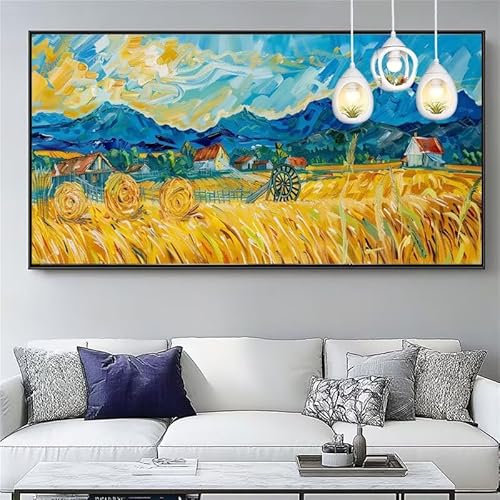 Malen Nach Zahlen Bauernhof Malen Nach Zahlen Erwachsene Groß 20x60cm Paint by Numbers Landschaft,DIY Handgemalt Farbe Leinwand Ölgemälde Kit für Anfänger Mit Pinseln/Acrylfarbe,Dekor Geschenk,XYY-892 Malen Nach Zahlen Bauernhof Malen Nach Zahlen Erwachsene Groß 20x60cm Paint by Numbers Landschaft,DIY Handgemalt Farbe Leinwand Ölgemälde Kit für Anfänger Mit Pinseln/Acrylfarbe,Dekor Geschenk,XYY-892 von Yooyixi