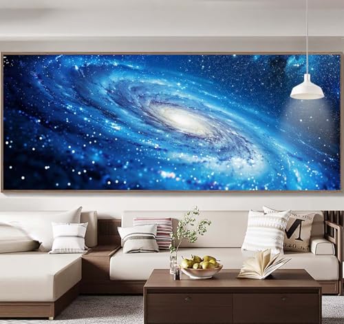 Malen Nach Zahlen Erwachsene Groß 90x240cm，Malen Nach Zahlen Sternenhimmel Universum Paint by Numbers Adult，Acrylfarben Leinwand Malen-Nach-Zahlen Anfänger，für Home Wand Dekor Gifts[Ohne Rahmen] E35 von Yooyixi