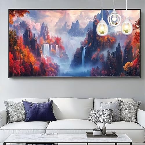 Malen Nach Zahlen Fallen Malen Nach Zahlen Erwachsene Groß 20x60cm Paint by Numbers Landschaft,DIY Handgemalt Farbe Leinwand Ölgemälde Kit für Anfänger Mit Pinseln/Acrylfarbe,Dekor Geschenk,XYY-951 Malen Nach Zahlen Fallen Malen Nach Zahlen Erwachsene Groß 20x60cm Paint by Numbers Landschaft,DIY Handgemalt Farbe Leinwand Ölgemälde Kit für Anfänger Mit Pinseln/Acrylfarbe,Dekor Geschenk,XYY-951 von Yooyixi