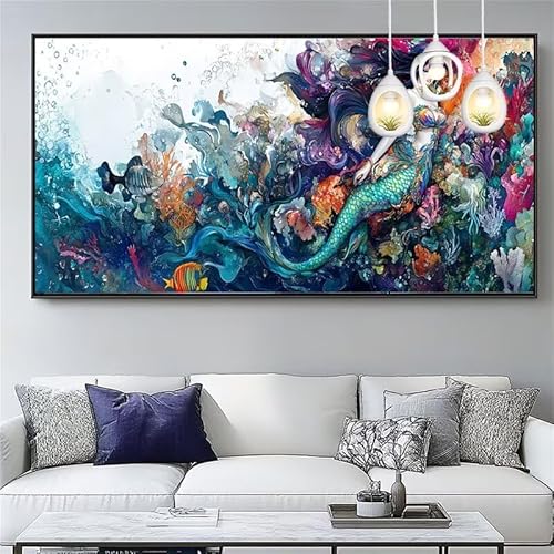 Malen Nach Zahlen Meerjungfrau Malen Nach Zahlen Erwachsene Groß 40x120cm Paint by Numbers Graffiti,DIY Handgemalt Farbe Leinwand Ölgemälde Kit für Anfänger Mit Pinseln/Acrylfarbe,Geschenk,XYY-849 Malen Nach Zahlen Meerjungfrau Malen Nach Zahlen Erwachsene Groß 40x120cm Paint by Numbers Graffiti,DIY Handgemalt Farbe Leinwand Ölgemälde Kit für Anfänger Mit Pinseln/Acrylfarbe,Geschenk,XYY-849 von Yooyixi