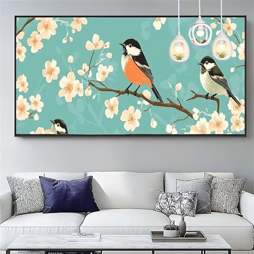 Malen Nach Zahlen Vogel Malen Nach Zahlen Erwachsene Groß 20x60cm Paint by Numbers Blume,DIY Handgemalt Farbe Leinwand Ölgemälde Kit für Anfänger Mit Pinseln/Acrylfarbe,Home Dekor Geschenk,XYY-878 Malen Nach Zahlen Vogel Malen Nach Zahlen Erwachsene Groß 20x60cm Paint by Numbers Blume,DIY Handgemalt Farbe Leinwand Ölgemälde Kit für Anfänger Mit Pinseln/Acrylfarbe,Home Dekor Geschenk,XYY-878 von Yooyixi