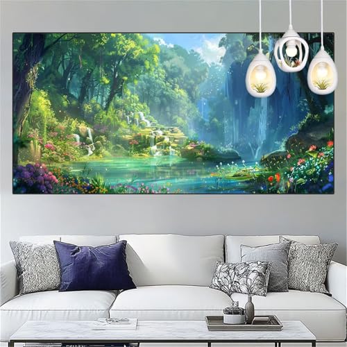 Wald Diamond Painting Erwachsene Groß xxl 80x220cm Diamant Painting Bilder Fluss Diamant Malerei Set,Vollbohrer Crystal Art Stickerei Kreuzstich Bastelset Erwachsene für Home Dekor Geschenke YC-201 Wald Diamond Painting Erwachsene Groß xxl 80x220cm Diamant Painting Bilder Fluss Diamant Malerei Set,Vollbohrer Crystal Art Stickerei Kreuzstich Bastelset Erwachsene für Home Dekor Geschenke YC-201 von Yooyixi