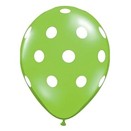 Yopeissn 20 Pc 12 Polka Dot Latex Ballon Alles Gute zum Geburtstag Baby Shower Hochzeit Bridal Spot (GrüN/Weiß) von Yopeissn