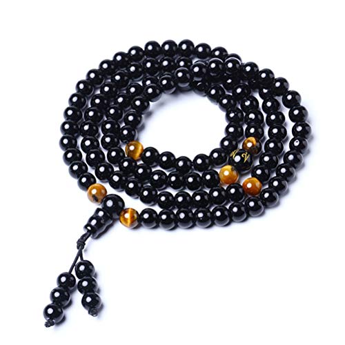 Yorimi Perlen-Armband Imitation Kristall Edelstein Tibet buddhistische Gebetskette Armband Halskette von Yorimi