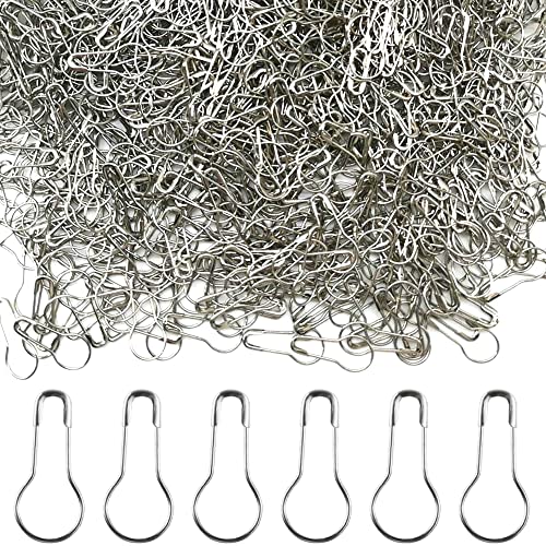 Yosawo 500Stück Sicherheitsnadeln Calabash Pin Kürbis Pins für Stricken Maschenmarkierer DIY Fertigkeit-Herstellung (Silber) von Yosawo