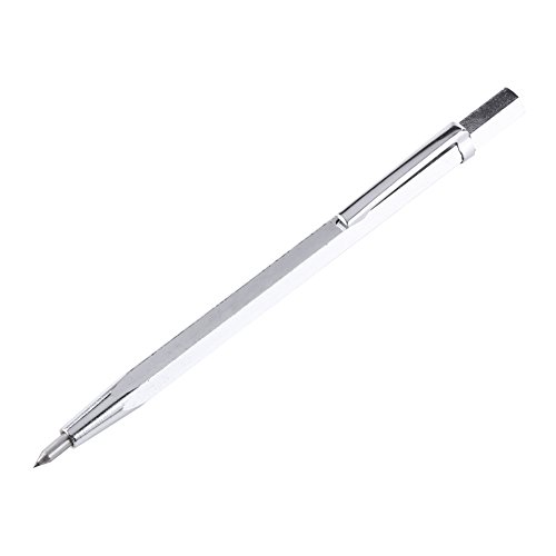 Scriber Pen, 1pc Pocket Scriber Tragbares Gravierstift-Werkzeug Glaskeramik-Gravur-Scribe-Stift-Werkzeug(Silber) von Yosoo Health Gear