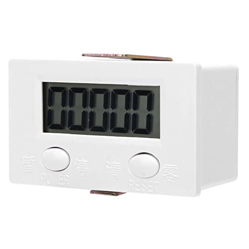 6-stelliger Magnetischer Induktionszähler, Digitaler LCD-Tally-Zähler mit Metallsensor für Strickmaschine, Zählbereich 0–99999, Batteriebetrieben von Yosoo