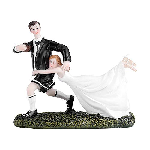 Yosoo Hochzeitspaar Hochzeit Deko Brautpaar, Tortenfigur,Hochzeit Tortenaufsatz Hochzeitsdekoration Romantische Tanzen Braut Paar Figur Kuchen Dekor Souvenir von Yosoo