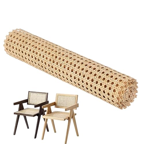 Youany Rattan-Gurtband, Cane Webbing Rattan Roll, Natürliches Rattan-Gurtband Rolle, Breite Rattan Gurtband, Caning-Rolle Für Decke, Schrank, Stuhl, Andere Caning-Projekte, Rattan-Cane-Gurtband von Youany