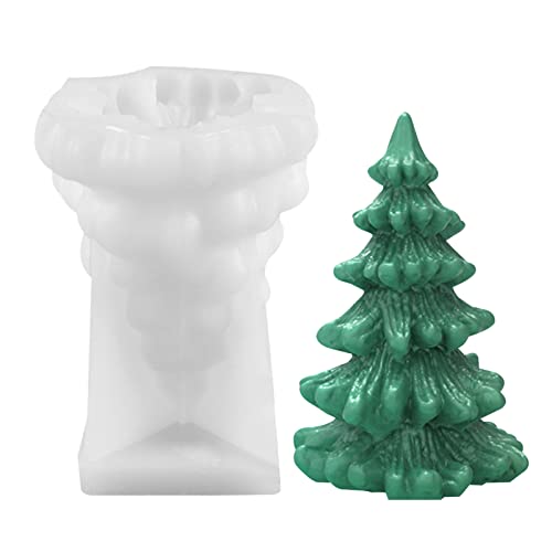 5 Weihnachtsformen – flexible Silikonform in Form eines Weihnachtsbaums, Herstellung von Kerzen, Seife, Formen, , Kuchen, Dekoration, Bad, Schokolade, Jello, Wachsmalstift, Dekoration Youding von Youding