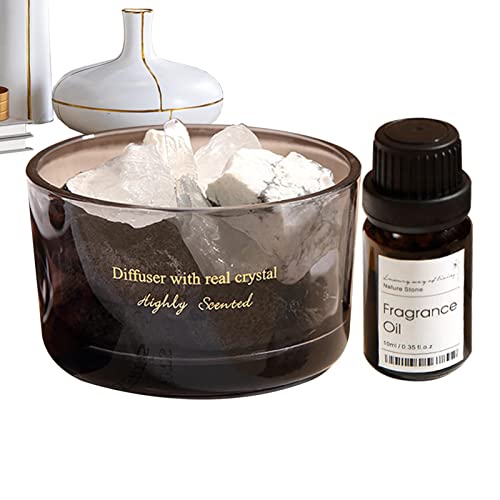 Kristall-Diffusor, langlebiger Edelstein-Kristall-Diffusor, feuerloser Duft ätherischer Öle, Diffusor für ätherische und Duftöle, Kristall-Aromatherapie für Raumduft, Wohnzimmer, Toilettenwagen von Youding