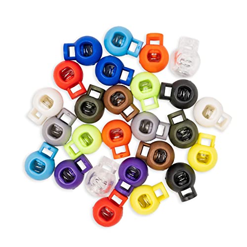 Kordel Stopper Set, 1-Loch, 26 Stück, 13 Farben Mix, für bis Ø 5 mm Kordeln, Band Klemme Bekleidung, Rucksack, Gummikordel Stopper, Schnellverschluss Schnürsenkel, Schnur Rutsche, Tanka Kordelstopper Kordel Stopper Set, 1-Loch, 26 Stück, 13 Farben Mix, für bis Ø 5 mm Kordeln, Band Klemme Bekleidung, Rucksack, Gummikordel Stopper, Schnellverschluss Schnürsenkel, Schnur Rutsche, Tanka Kordelstopper von Your Day Mate