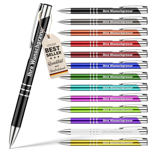 Your Gravur - Kugelschreiber mit Gravur | Scotty - personalisierter Stift - Werbekugelschreiber mit Wunschtext & Logo - 1-2 Tage Lieferzeit - Anzahl: 1000 von Your Gravur